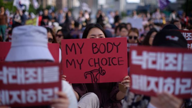 Getty South Korea to end abortion ban by 2020.